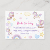 マジカルパステルユニコーンレインボーバースデーパーティーEnc エンクロージャーカード (正面)