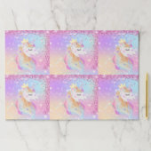 マジカルパーティーユニコーン紙ランチョンマット ペーパーパッド (インサイチュ)