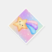 マジカルパーティー射撃、 発砲スターナプキン スタンダードカクテルナプキン (角)