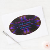 マジカルビジョンビジネスプロモーションオーバルステッカー 楕円形シール (封筒)