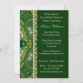 マジカルピーコックガーデンブライダルシャワーパーティー 招待状 (裏面)