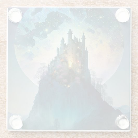 マジカルファンタジーキャッスルガラスコースター ガラスコースター (裏面)