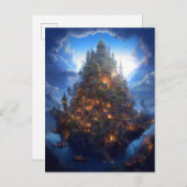 マジカルファンタジーキャッスルシティシュールポストカード ポストカード (正面/裏面)