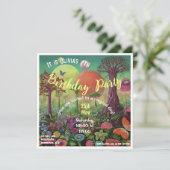 マジカルファンタジーフラワーガーデン誕生日 招待状 (スタンド正面)