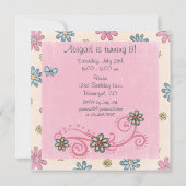 マジカルファンタジーユニコーンガールズ誕生日招待状 招待状 (裏面)