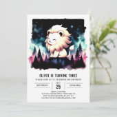 マジカルファンタジーライオン誕生日 招待状 (スタンド正面)