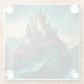 マジカルファンタジー城 ガラスコースター (裏面)