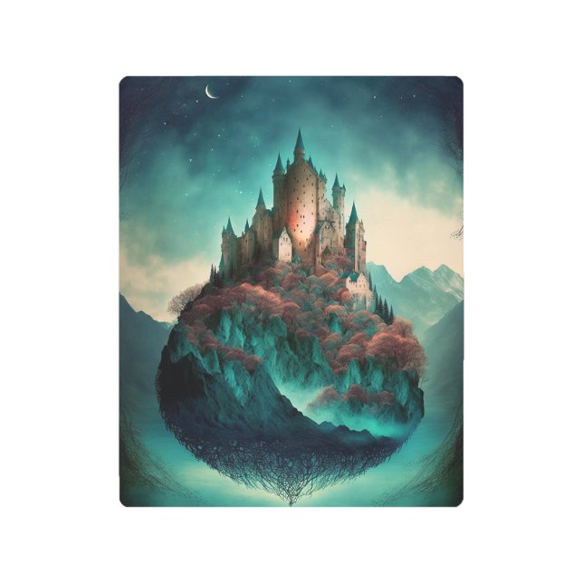 マジカルファンタジー城 メタルプリント (正面)