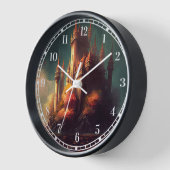 マジカルファンタジー城 壁時計 (傾斜)