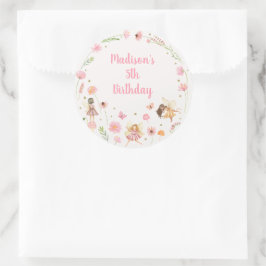 マジカルフェアリーガーデンフローラ誕生日 ラウンドシール