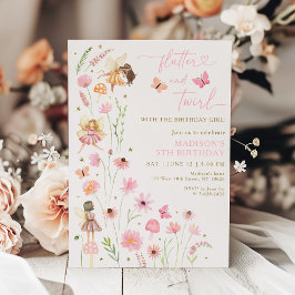 マジカルフェアリーガーデンフローラ誕生日 招待状