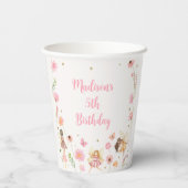 マジカルフェアリーガーデンフローラ誕生日 紙コップ (裏面)