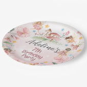 マジカルフェアリーガーデン紙プレート ペーパープレート (アングル)