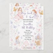 マジカルフェアリーガーデン誕生日招待状 招待状 (正面/裏面)