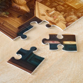 マジカルフェアリーツリーハウスエンチャントファンタジーホーム ジグソーパズル (側面)