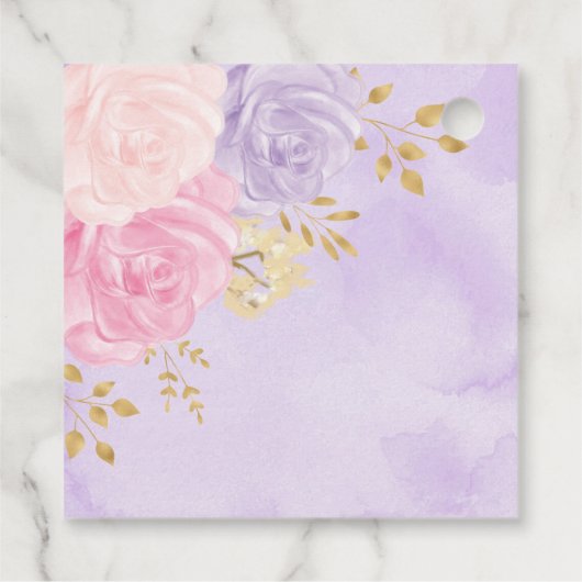 マジカルフェアリーピクシーガーデンフローラ誕生日ガール フェイバータグ (裏面)