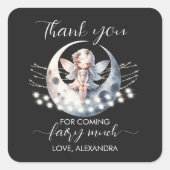 マジカルフェアリーファースト誕生日 スクエアシール (正面)