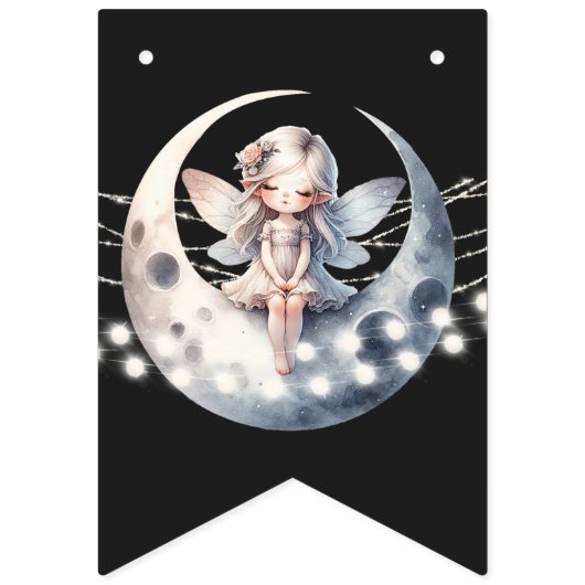 マジカルフェアリーファースト誕生日 バンティングフラッグ (第1の旗)