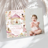 マジカルフェアリーフローラガーデンピクシーガールズ誕生日 招待状