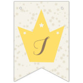 マジカルフェアリープリンセスガールズネーム誕生日写真 バンティングフラッグ (第3の旗)