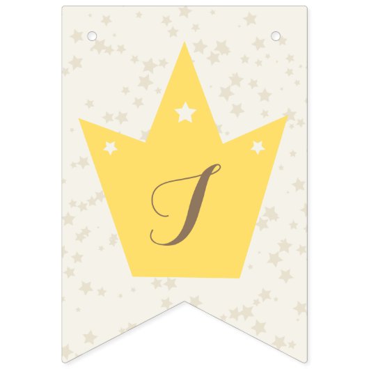 マジカルフェアリープリンセスガールズネーム誕生日写真 バンティングフラッグ (第3の旗)