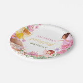 マジカルフェアリープリンセス誕生日 ペーパープレート (アングル)