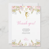 マジカルフェアリー誕生日サンキューカード 招待状 (正面)