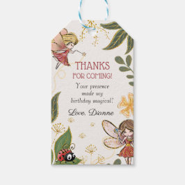 マジカルフェアリー誕生日サンキューユーメッセージカード ギフトタグ