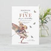 マジカルフェアリー5th誕生日 招待状 (スタンド正面)