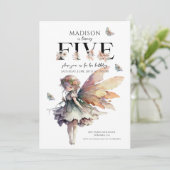 マジカルフェアリー5th誕生日 招待状 (スタンド正面)