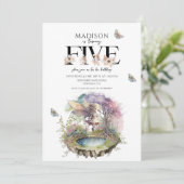 マジカルフェアリー5th誕生日 招待状 (スタンド正面)