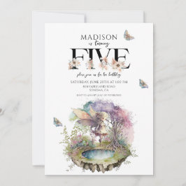 マジカルフェアリー5th誕生日 招待状