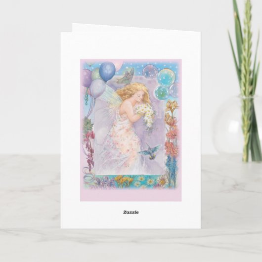 マジカルフェアリー&フロギー誕生日 カード (裏面)