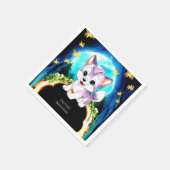 マジカルフォレストウルフ誕生日 スタンダードカクテルナプキン (角)