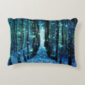 マジカルフォレストターコイズティール（緑がかった色） アクセントクッション (裏面)