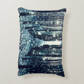 マジカルフォレストティール（緑がかった色）グレーエレガンス アクセントクッション (裏面(縦))