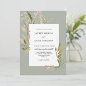 マジカルフォレストフローラ結婚式招待状 招待状 (スタンド正面)