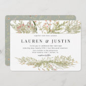 マジカルフォレストフローラ結婚式招待状 招待状 (正面/裏面)