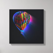 マジカルフライト抽象芸術ドリームデジタルアート キャンバスプリント (正面)