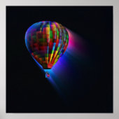 マジカルフライト抽象芸術ドリームデジタルアート ポスター (正面)