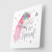 マジカルフレンドIII |私は特別だ スクエア壁時計 (傾斜)