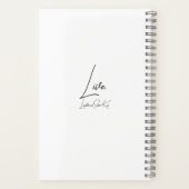 マジカルフローラつる植物グリーンドラゴンジャーナル ノートブック (裏面)