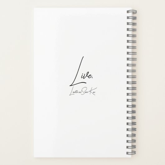 マジカルフローラつる植物グリーンドラゴンジャーナル ノートブック (裏面)