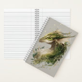 マジカルフローラグリーンドラゴンジャーナル ノートブック (内側)