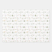 マジカルフローラフェアリープリンセスバースデーパーティー ラッピングペーパーシート (正面3)