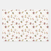 マジカルフローラフェアリープリンセスバースデーパーティー ラッピングペーパーシート (正面2)