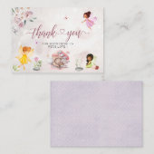 マジカルフローラフェアリープリンセス感謝していユー ノートカード (正面/裏面)