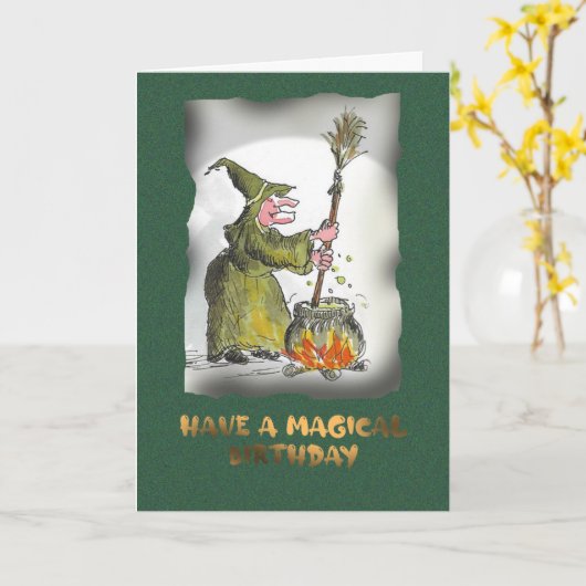 マジカルブルデイ カード (黄色い花)