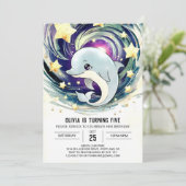 マジカルブルーアンダーザシードルフィン誕生日 招待状 (スタンド正面)