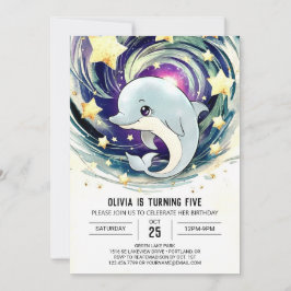 マジカルブルーアンダーザシードルフィン誕生日 招待状